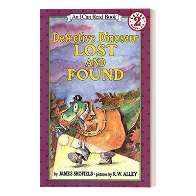 英文原版 Detective Dinosaur Lost and Found 恐龙侦探系列 I Can Read Level 2分级阅读 英文版 进口英语原版书籍
