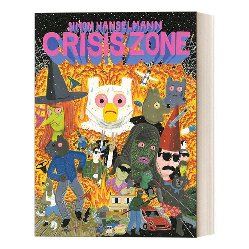 Crisis Zone 危机地带 网络漫画 邪典漫画家西蒙·汉塞尔曼进口原版英文书籍