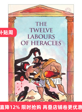英文原版 The Twelve Labours Of Heracles 十二试炼 赫拉克勒斯 古希腊罗马神话传说故事 英文版 进口英语原版书籍