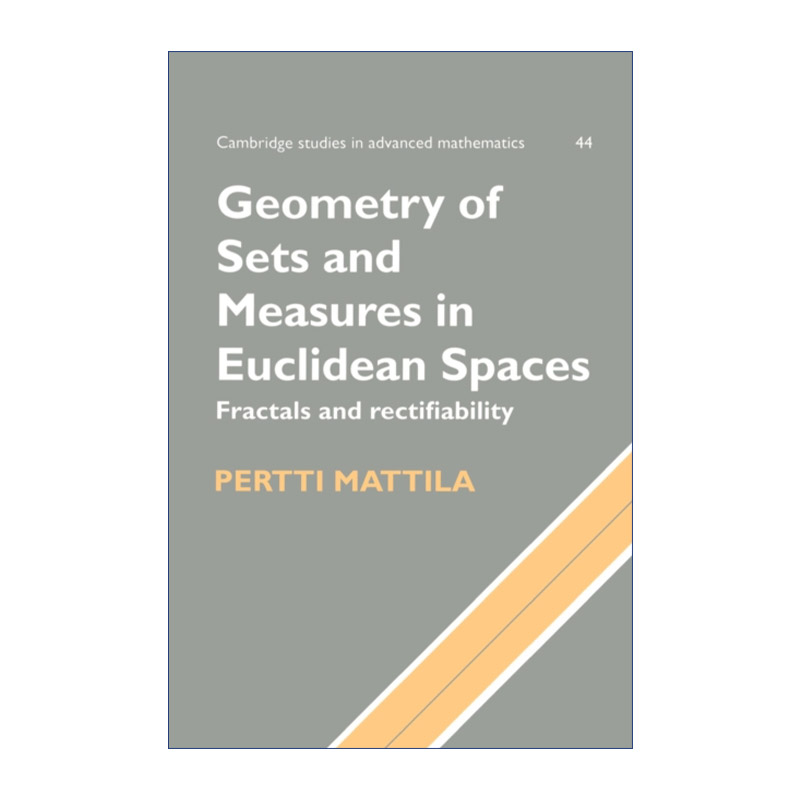 英文原版 Geometry of Sets and Measures in Euclidean Spaces欧几里德空间的集合和测度几何英文版进口英语原版书籍