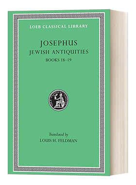 英文原版 Jewish Antiquities Volume VIII 约瑟夫斯Josephus 犹太人古史卷八第18-19册 原文希英对照 洛布古典丛书 进口英语书籍
