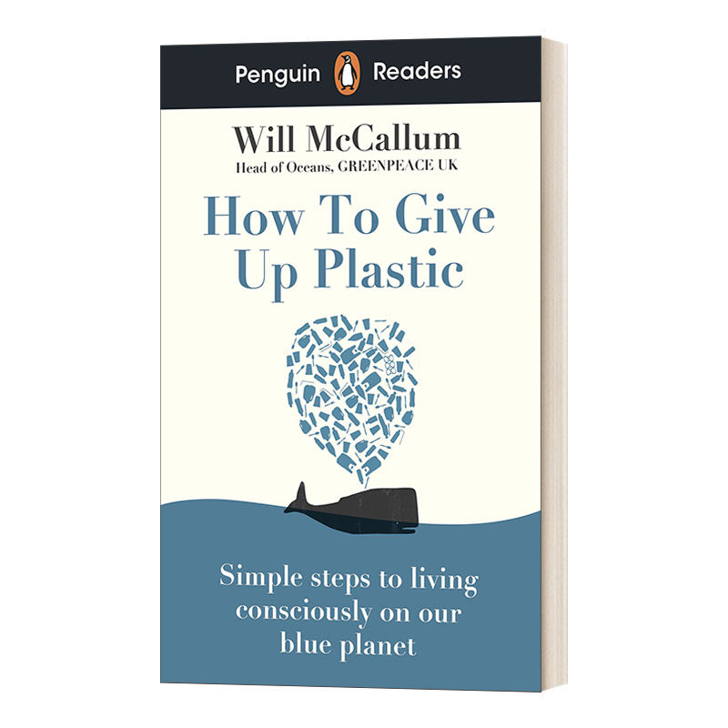 英文原版 Penguin Readers Level 5  How to Give Up Plastic 企鹅分级阅读5 如何停止使用塑料 英文版 进口英语原版书籍