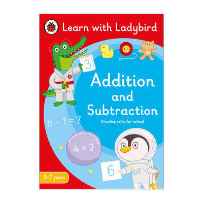 Addition and Subtraction 小瓢虫5-7岁儿童练习册系列 加减法练习进口原版英文书籍