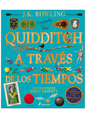 西班牙语原版 Quidditch a traves de los tiempos Edicion ilustrada 神奇的魁地奇球 哈利波特 精装插图版 进口原版书籍