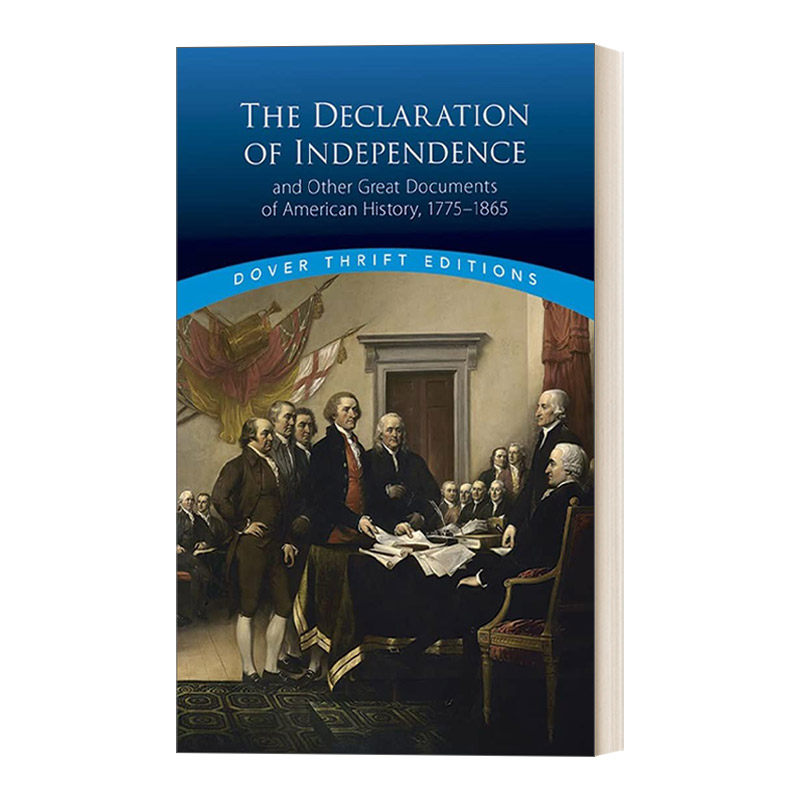 英文原版 The Declaration of Independence and Other Great Documents of American History 1775-1865 独立宣言和美国历史文献