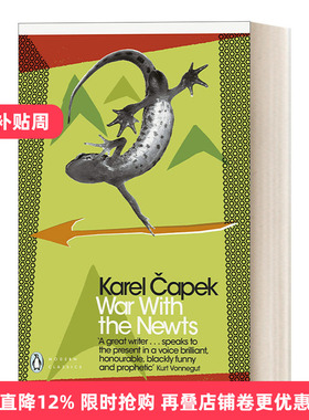 英文原版 War with the Newts 鲵鱼之乱 卡·恰佩克 企鹅现代经典 Penguin Modern Classcis 英文版 进口英语原版书籍