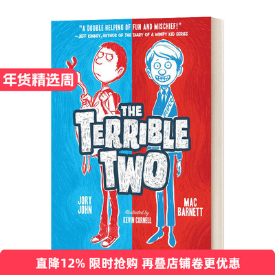 英文原版 The Terrible Two 淘气二人组冤家路窄 英文版 进口英语原版书籍