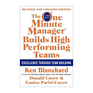 Minute 进口书 修订版 Teams一分钟经理人 The One 打造高效团队情境领导 Builds Manager 精装 英文原版 High 四种风格 Performing