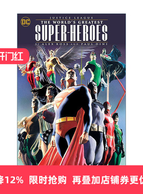 英文原版 Justice League The World's Greatest Superheroes by Alex Ross & Paul Dini New Edition 正义联盟 盖世英雄 DC漫画