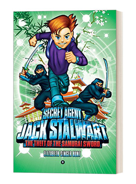 英文原版 Secret Agent Jack Stalwart Book 11 The Theft of the Samurai Sword Japan 秘密特工之日本篇 英文版 进口英语书籍