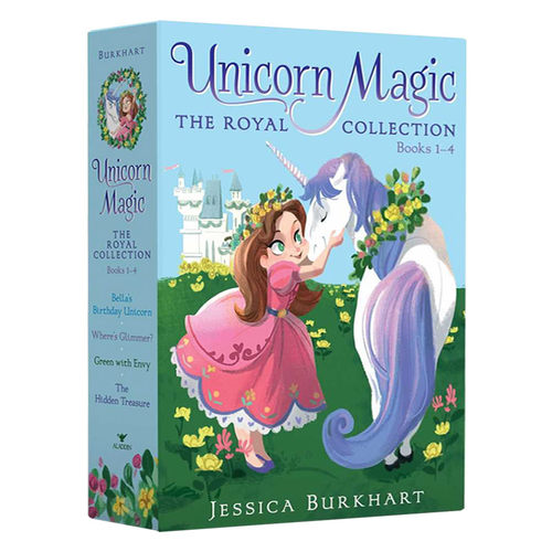 公主与魔法独角兽1-4册盒装 英文原版 Unicorn Magic The Royal 英文版儿童英语章节书 公主系列童话故事书 进口原版书籍