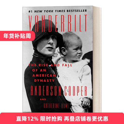 英文原版小说 Vanderbilt The Rise and Fall of an American Dynasty 范德比尔特 一个家族的兴衰 英文版 进口英语原版书籍