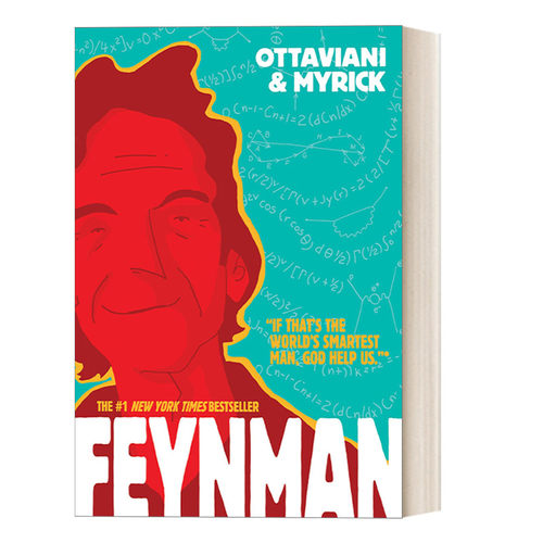 英文原版 Feynman 费曼 传记 全彩漫画 英文版 进口英语原版书籍