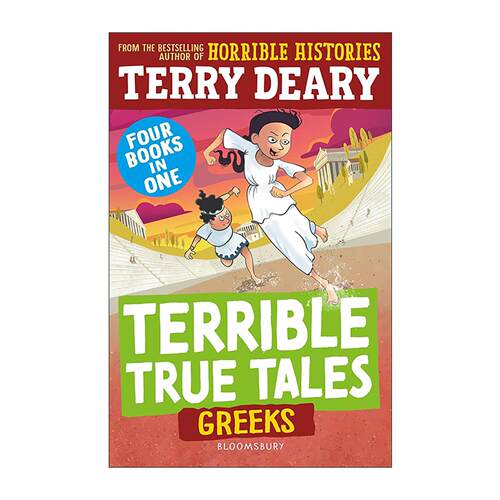 英文原版 Terrible True Tales Greeks 槽糕又真实的故事 希腊人 Terry Deary 英文版 进口英语原版书籍