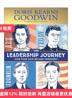 英文原版 The Leadership Journey 领导力之旅 四个孩子如何成为总统 精装 普利策奖得主Doris Kearns Goodwin 进口英语原版书籍