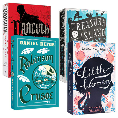 Alma Junior Classics 儿童文学经典系列4册进口原版英文书籍
