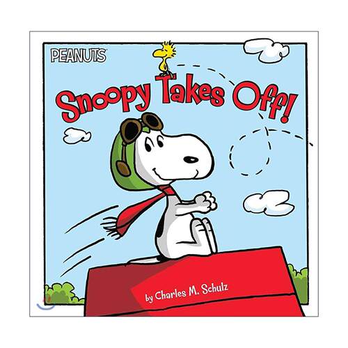 英文原版 Snoopy Takes Off 史努比起飞啦 史努比故事书 英文版 进口英语原版书籍
