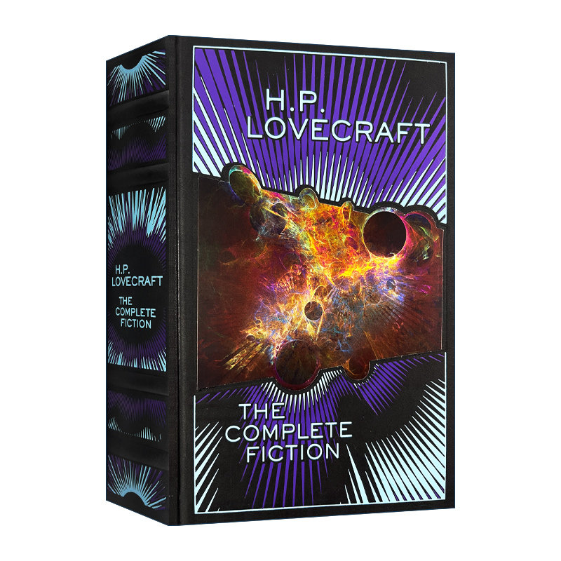 英文原版 H.P. Lovecraft: The Fiction   洛夫克拉夫特小说全套集 皮革金边  精装豪华收藏版  巴诺经典 英文版 进口英语原版书籍