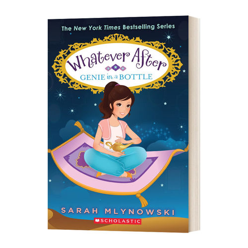 英文原版 Whatever After #9: Genie in a Bottle 瞬息万变系列9 瓶中精灵 英文版 进口英文原版书籍