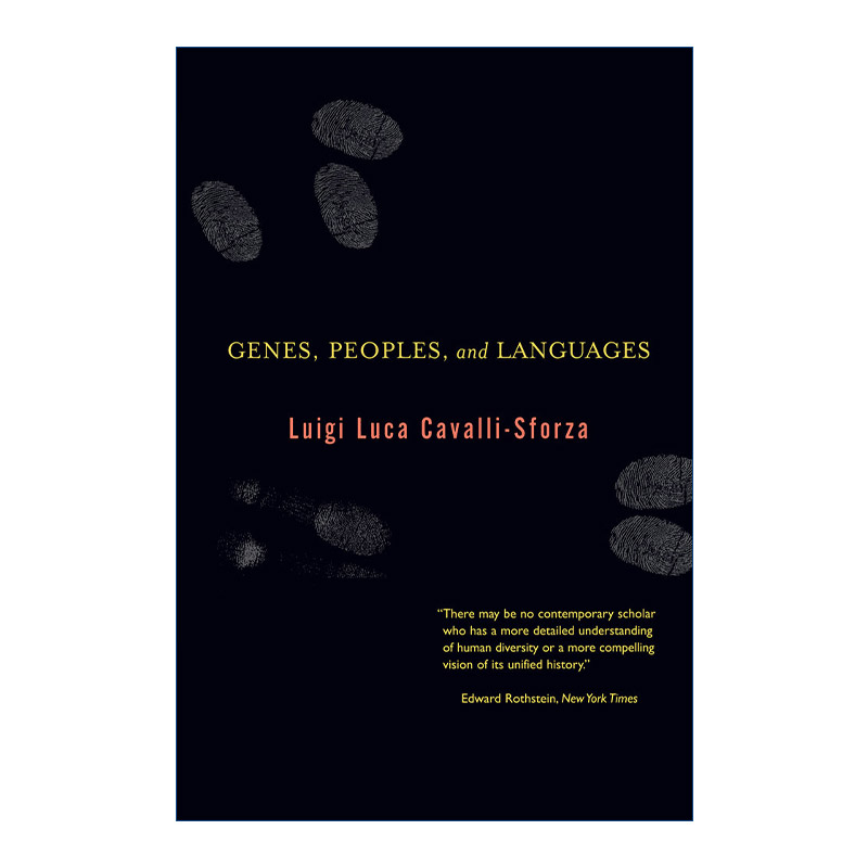 英文原版 Genes  Peoples  and Languages 追踪亚当夏娃 从演化历史看基因 民族和语言的关系 英文版 进口英语原版书籍