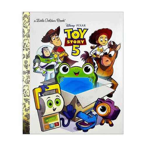 英文原版 Disney and Pixar Toy Story 5 Little Golden Book 迪士尼 皮克斯 玩具总动员5 兰登书屋精装小金书 英文版