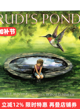 Rudi's Pond 小鲁的池塘 生命教育绘本 凯迪克奖作者伊芙·邦婷进口英文原版书籍