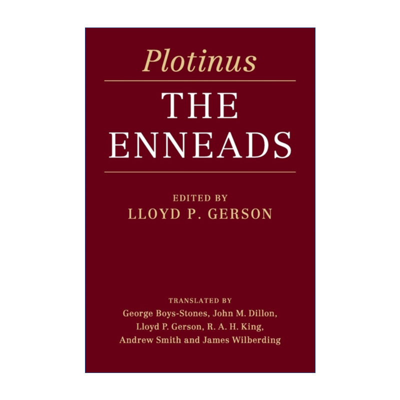Plotinus: The  Enneads  普罗提诺 九章集 附翻译及注释进口原版英文书籍