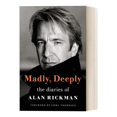 英文原版 Madly Deeply The Diaries of Alan Rickman 艾伦瑞克曼日记 斯内普教授 哈利波特 英文版 进口英语原版书籍