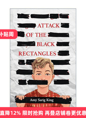 英文原版 Attack of the Black Rectangles 黑色矩形的进攻 精装 学乐金系列 英文版 进口英语原版书籍