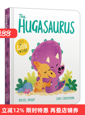 The Hugasaurus 友善的小恐龙 纸板书进口原版英文书籍