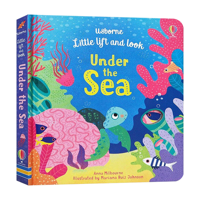 Little lift and look Under the Sea 海底世界 绘本翻翻书 纸板书进口原版英文书籍 书籍/杂志/报纸 儿童读物原版书 原图主图