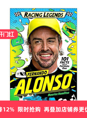 英文原版 Racing Legends Fernando Alonso F1赛车手传奇费尔南多·阿隆索 国际汽联名人堂 阿斯顿·马丁车队 进口英语原版书籍
