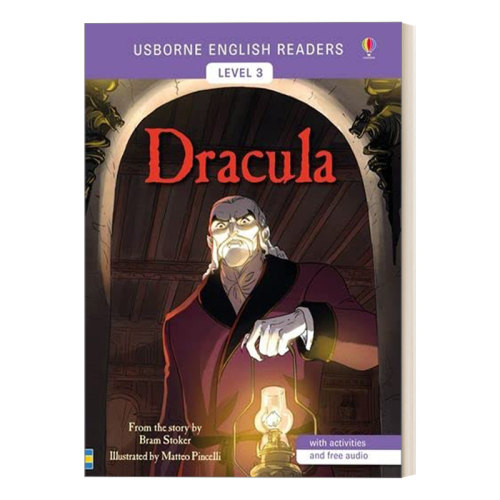 English Readers Level 3：Dracula 分级阅读3：德古拉吸血鬼进口原版英文书籍