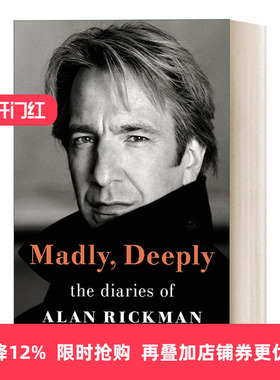 英文原版 Madly Deeply The Diaries of Alan Rickman 艾伦瑞克曼日记 斯内普教授 哈利波特 英文版 进口英语原版书籍