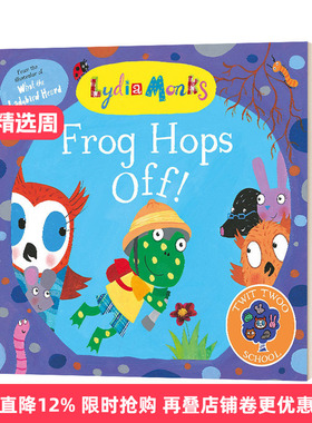 英文原版绘本 Frog Hops Off 青蛙跳了 英文版 进口英语原版书籍