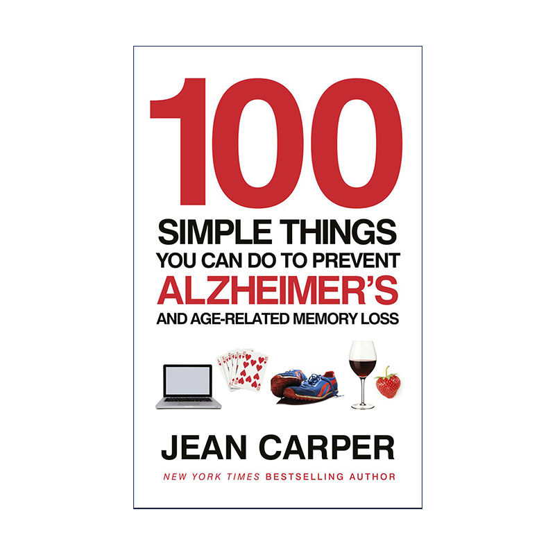 英文原版 100 Simple Things You Can Do To Prevent Alzheimer's 100个预防老年痴呆症的方法 拒绝与失智共舞 进口英语原版书籍