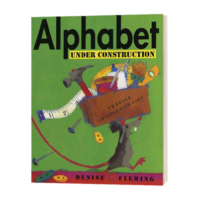 英文原版 Alphabet Under Construction 小老鼠的字母表 绘本 英文版 进口英语原版书籍