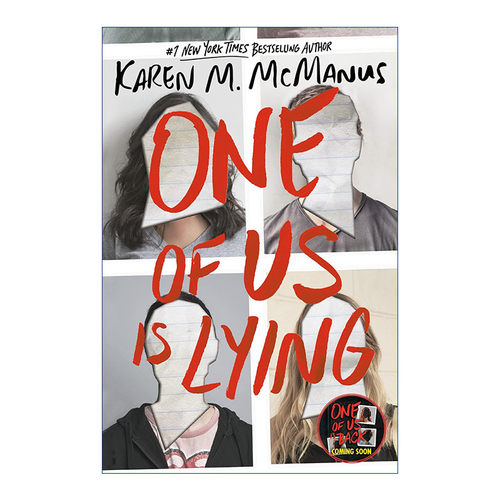 One Of Us Is Lying 谁在说谎 我们中有一个在说谎 Karen M. McManus进口原版英文书籍