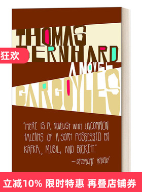 英文原版小说 Gargoyles A Novel Vintage International 石像 Thomas Bernhard托马斯·贝恩哈德 英文版 进口英语原版书籍