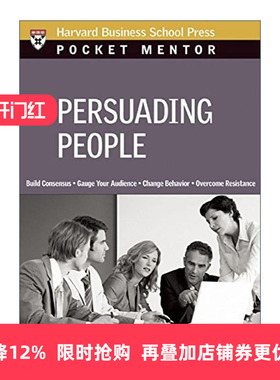 英文原版 Persuading People Pocket Mentor 说服指南 演讲 建立信誉 哈佛商业评论 英文版 进口英语原版书籍