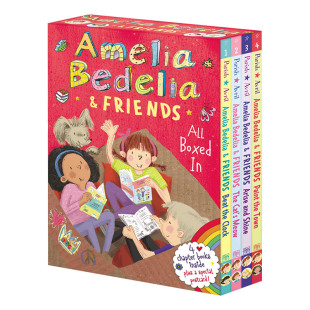 儿童桥梁章节小说 书籍 Bedelia 进口原版 英文版 英语课外读物 英文原版 Friends Amelia 糊涂女佣和朋友们4册盒装