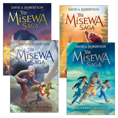 英文原版 The Misewa Saga 米塞瓦传奇1-4册 儿童奇幻土著文化小说 David A. Robertson 英文版 进口英语原版书籍