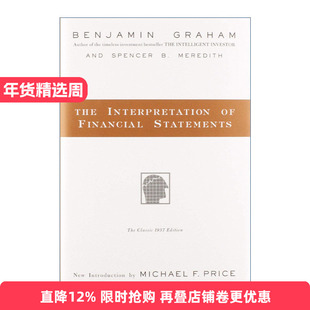 英文原版 The Interpretation of Financial Statements 像格雷厄姆一样读财报 精装 华尔街教父传世名作 英文版 进口英语原版书籍