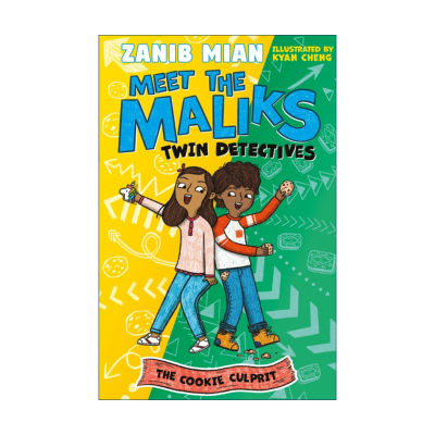 英文原版 Meet the Maliks Twin Detectives The Cookie Culprit 遇见马利克一家 双胞胎侦探1 奥马尔星球作者新作 章节桥梁书