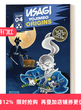 英文原版 Usagi Yojimbo Origins  Vol. 4 兔子起源系列4 孤独的山羊孩子 兔子浪人 彩色漫画 兔子武士 Stan Sakai 英文版 进口书