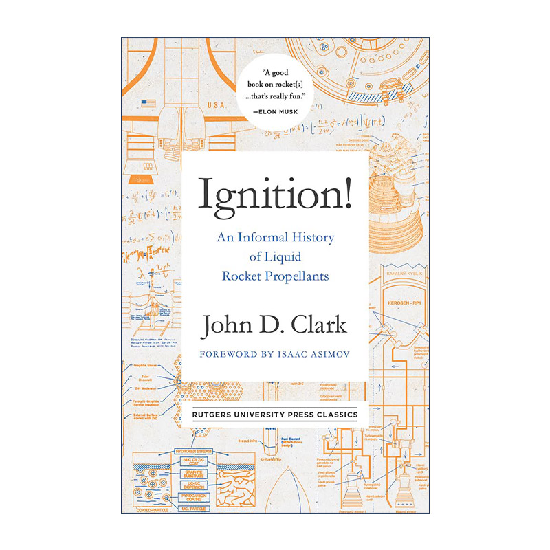 英文原版 Ignition 点火 液体火箭推进剂的非正式历史 英文版 进口英语原版书籍