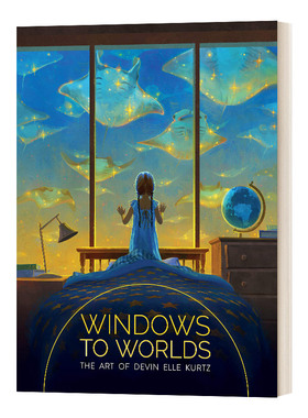 英文原版 Window to Worlds The art of Devin Elle Kurtz 世界之窗 精装 英文版 进口英语原版书籍