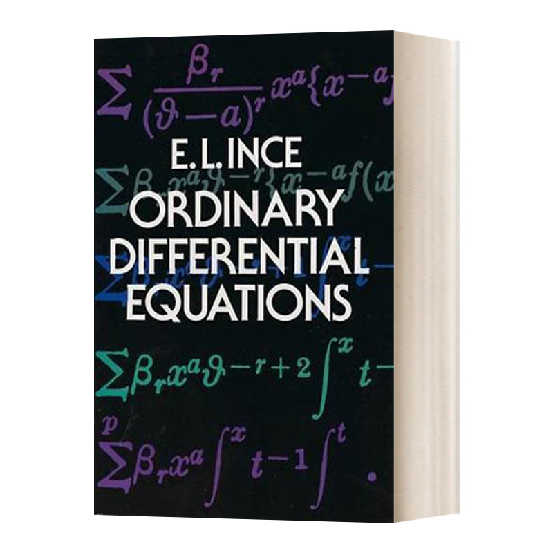 英文原版Ordinary Differential Equations  常微分方程 Dover数学进口书籍