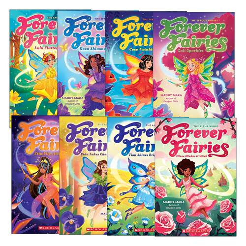 英文原版 Forever Fairies 永恒仙子系列1-8册 儿童章节桥梁书 英文版 进口英语原版书籍