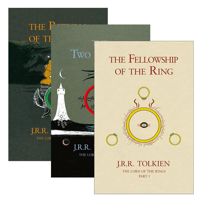 The Lord of the Rings 指环王1-3册进口原版英文书籍